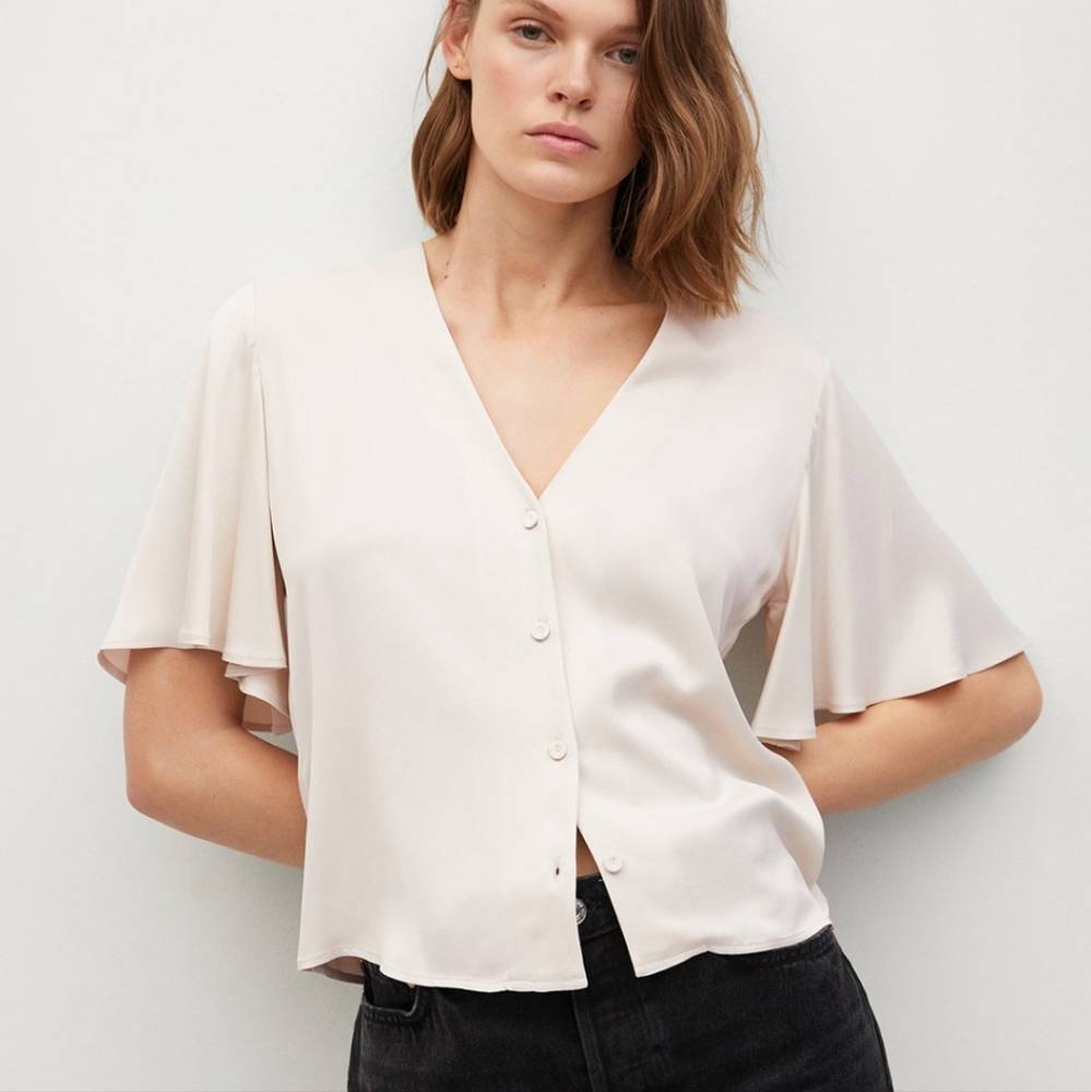 MANGO Blouse cecil, Sz 6, M